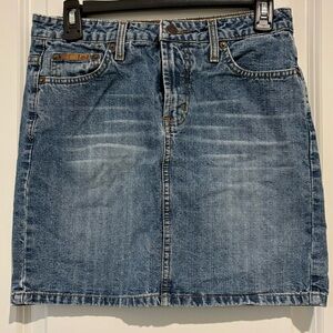 LEI Blue Denim Skirt. Vintage wear 90s. 
Women size 5